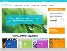 Tablet Screenshot of cleanity.com